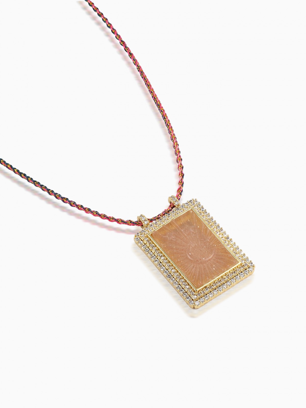 Collier Manae - Quartz Rose